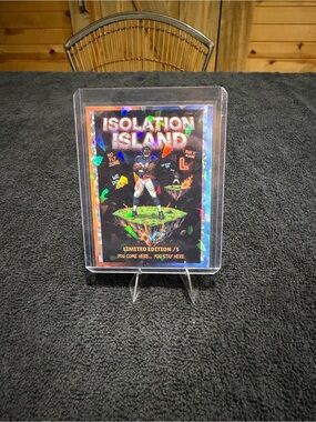 Isolation Island Limited Edition Collectible Card - Multicolor